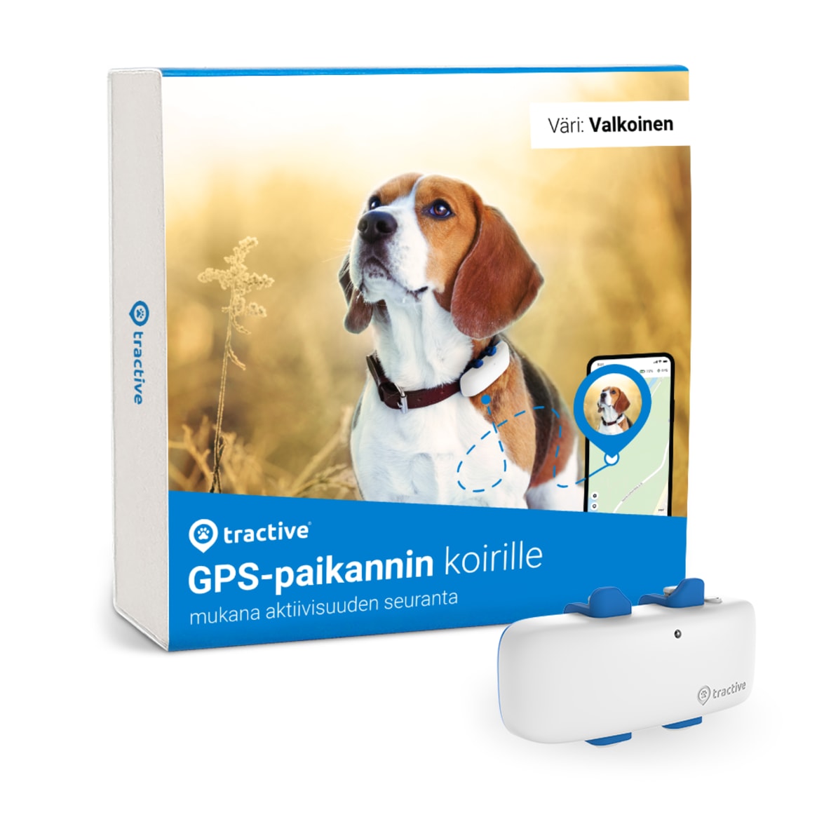 Tractive GPS DOG 4 -paikantimen pakkaus