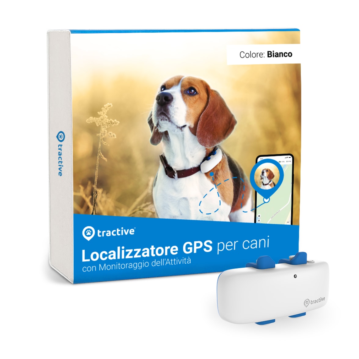 Confezione del localizzatore Tractive GPS DOG 4