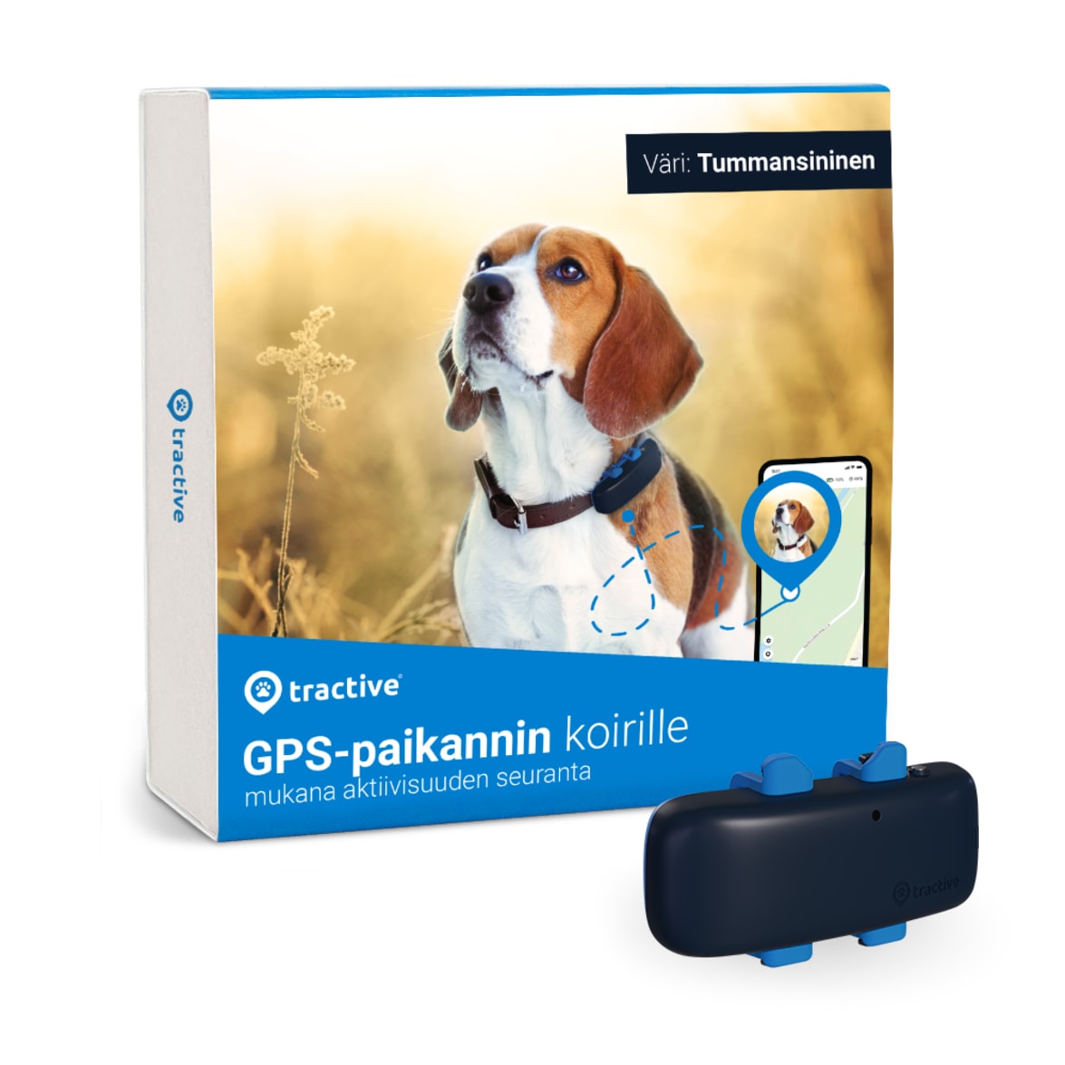 Tractive GPS DOG 4 -paikantimen pakkaus