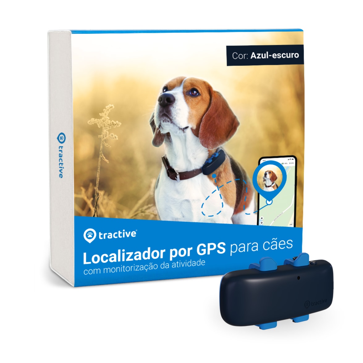 Embalagem do Tractive GPS DOG 4