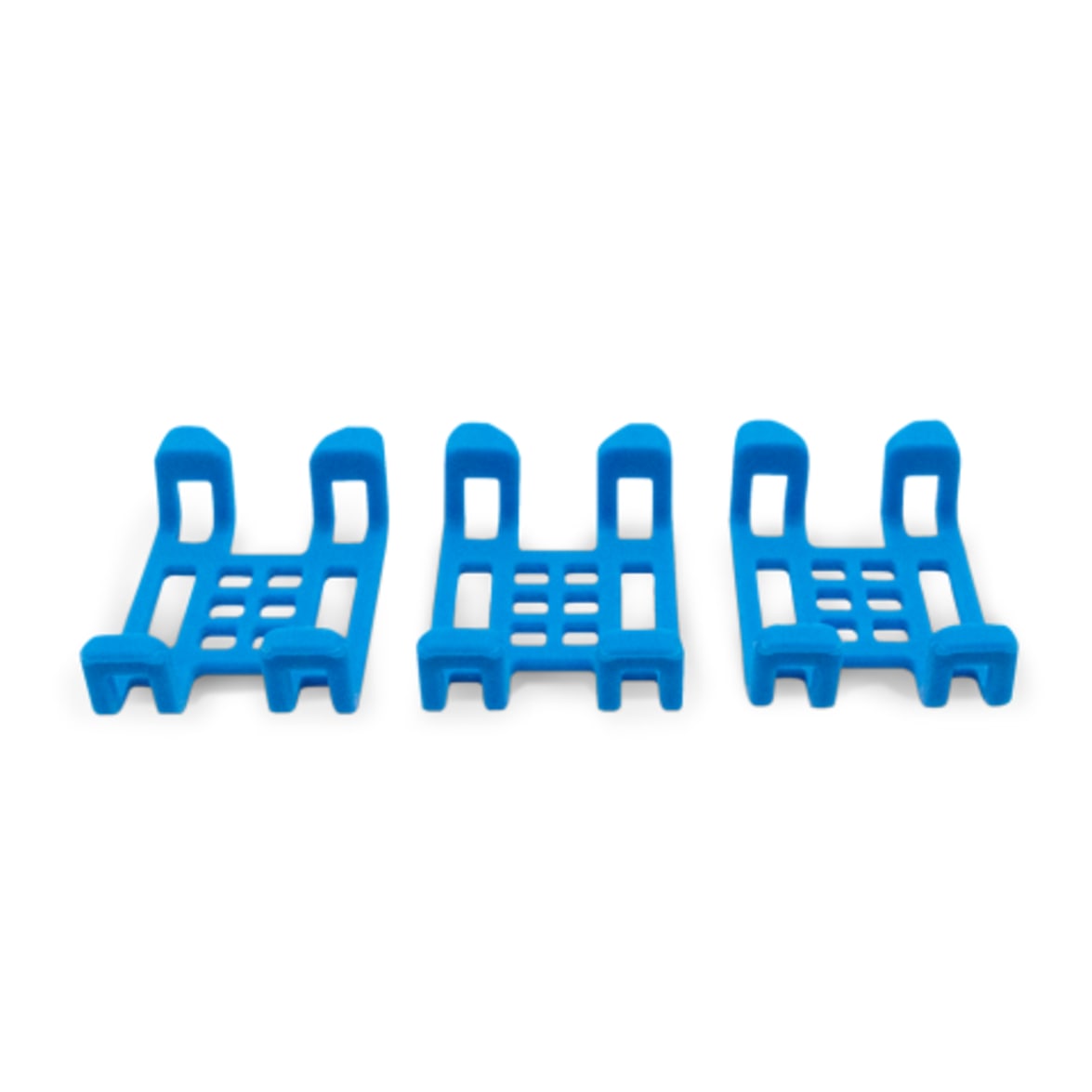 3 Large Rubber Clips (Blue) for Tractive DOG 4