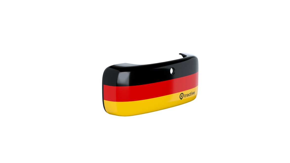 Tracker Cover with the German Flag for Tractive DOG 4