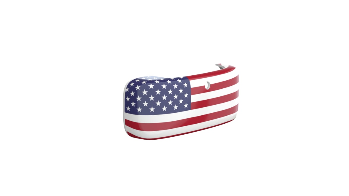 Tracker Cover with the USA Flag for Tractive DOG 4