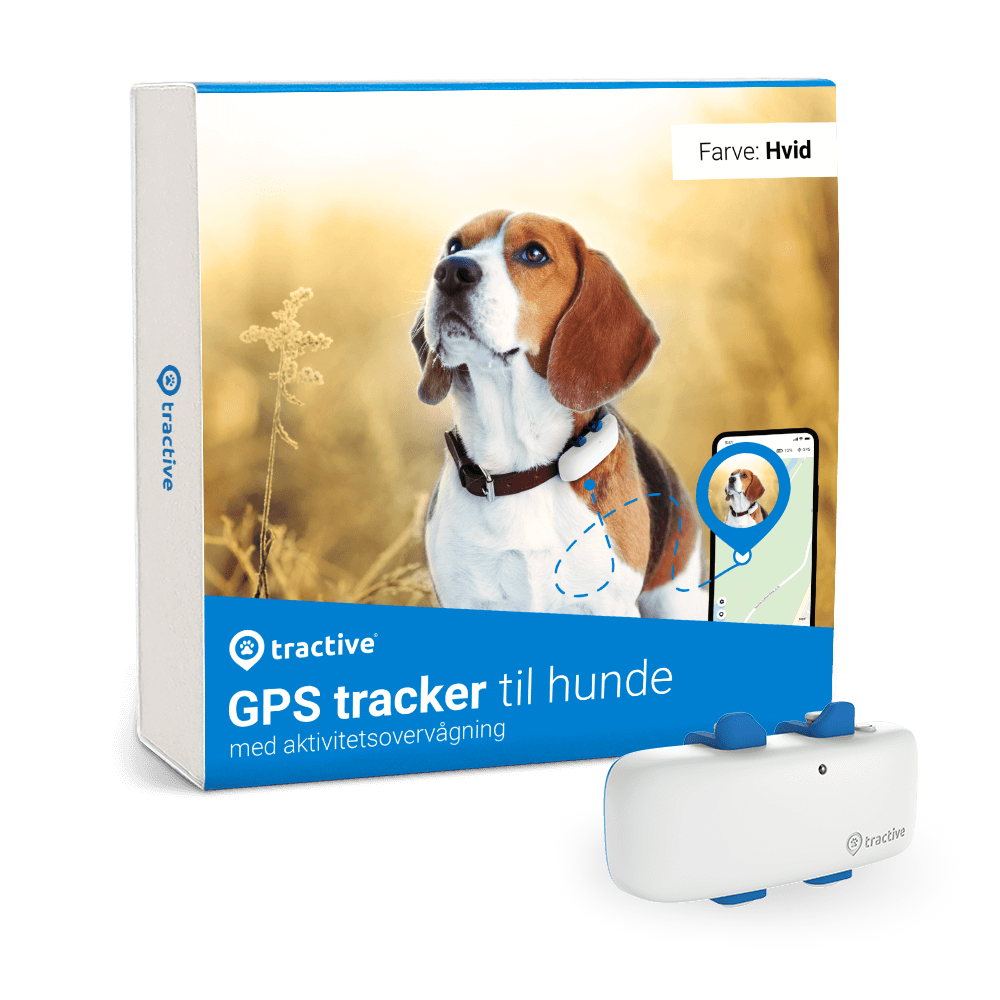 Emballage til Tractive GPS tracker til hunde