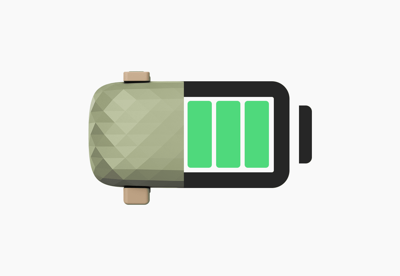 Icon of a battery